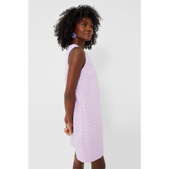 NWT Tuckernuck Lavender Eyelet Sleeveless Folly Dress, Size Small - Picture 2 of 6